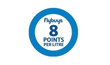 Flybuys 8 points per litre