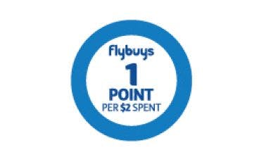 Flybuys 1 point per 2 dollar spent