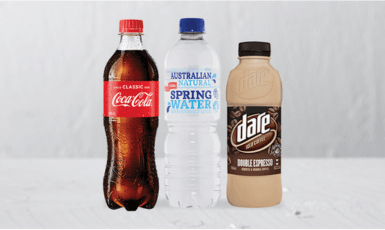 Cold drinks at Coles Express convenience stores