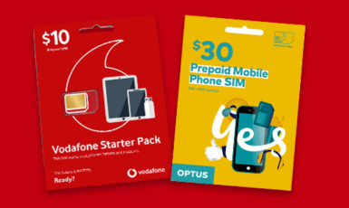 Mobile calling cards at Coles Express stores