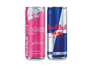Red Bull two hundred and fifty milliliter varieties