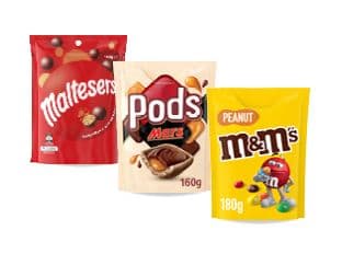 Mars Medium Bitesize 120-180g varieties