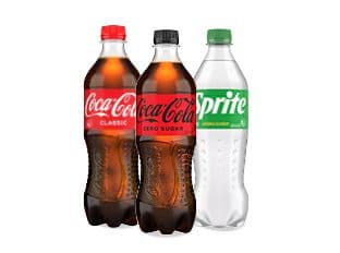 Coca Cola six hundred mililitres varieties