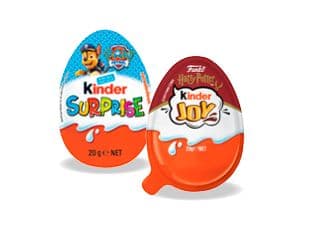 Kinder Surprise and Kinder Joy twenty grams