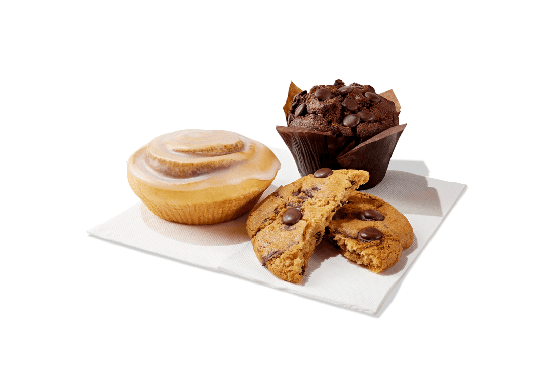 Bistro Morgan Assorted Cookies, Muffins and Cinnamon Scrolls