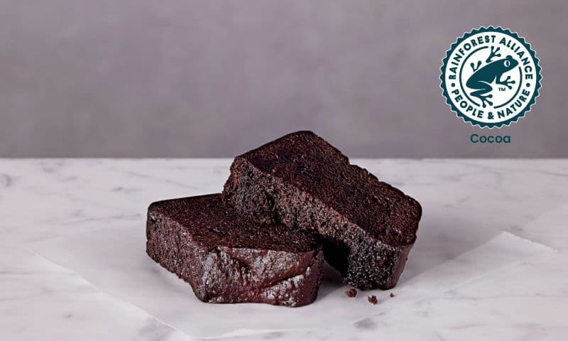 Coles Express Choc Mud Cake Slice