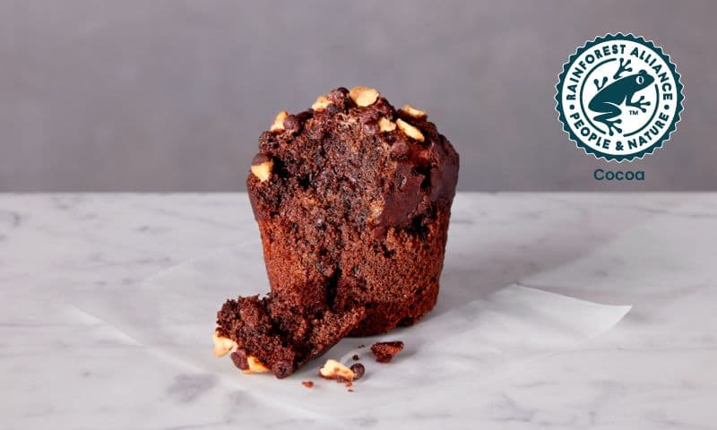 Coles Express Triple Choc Muffin