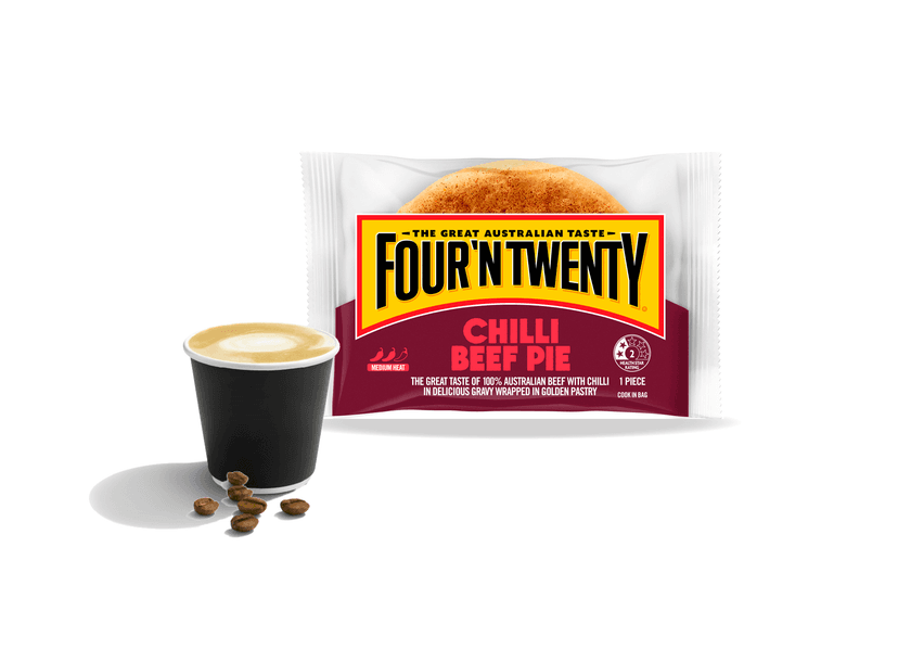 $4.00 Chilli Pie with Coffee